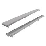 Tegelrooster Differnz t.b.v. Douchegoot 70 cm Geborsteld RVS