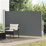vidaXL Uittrekbaar Zijscherm Antracietkleurig 300 x 180 cm Polyester