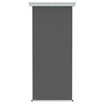 vidaXL Zijscherm Balkon 100% polyester ijzer staal
