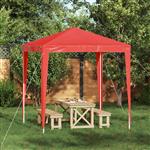 vidaXL Partytent 200 x 200 x 240 cm Rood PE en staal