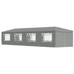 vidaXL Partytent 1200 x 300 x 255 cm Lichtgrijs PE en staal