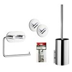 Toiletset Accessoires Smedbo Smart Pack Chroom