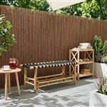 vidaXL Tuinbank 110 x 38 x 40 cm Bamboe Naturel Rechthoekig