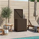 vidaXL Kussenbox 55 x 55 x 69 cm staal
