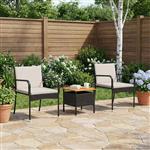 vidaXL Tuin set met kussen staal