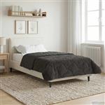 vidaXL Winter Dekbed Gekwilt Antraciet 155 x 220 cm