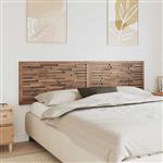 vidaXL Hoofdbord Naturel Massief Teakhout