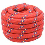 vidaXL Boottouw Rood PP