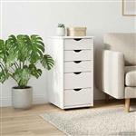 vidaXL Kast Wit 34 x 39 x 61,5 cm Massief Vurenhout