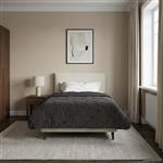 vidaXL Winter Dekbed Gekwilt Antraciet 140 x 220 cm