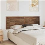 vidaXL Hoofdbord Wandgemonteerd Naturel 180 cm Massief Teakhout