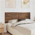 vidaXL Hoofdbord Wandgemonteerd Naturel 160 cm Massief Teakhout