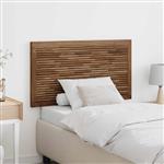 vidaXL Hoofdbord Wandgemonteerd Naturel 100 cm Massief Teakhout