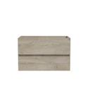 Onderkast BWS Lyanna 80x46 cm 2 Laden 1 Uitsparing Grijs Eiken