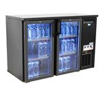 Serrco Combi Line Flessenkoeler, 2 deurs (glas)