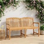 vidaXL Handgemaakte Rozenbank 150 x 60,5 x 95 cm Massief Teakhout
