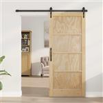 vidaXL Binnendeur Naturel 86 x 198,5 cm Multiplex