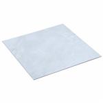 vidaXL Zelfklevende Vloerplanken 30,5 x 30,5 cm 20 pcs PVC Wit Marmer