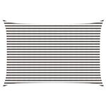 vidaXL Zonneschaduwzeil Lichtgrijs en wit. 3 x 4 m HDPE