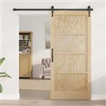 vidaXL Binnendeur Naturel 93 x 202 cm Multiplex