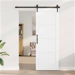 vidaXL Binnendeur Wit 78 x 211 cm Multiplex