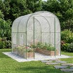 vidaXL Kweekhuis met Frame Transparant 160 x 200 x 192,5 cm PVC