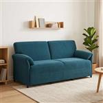 vidaXL 3-Zits Bank Blauw 198 x 83 x 95 cm Fluweel