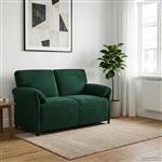 vidaXL 2-Zits Sofa Donkergroen 158 x 83 x 95 cm Fluweel