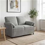 vidaXL 2-Zits Sofa Lichtgrijs 138 x 83 x 95 cm Fluweel