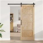 vidaXL Binnendeur Naturel 93 x 211 cm Multiplex