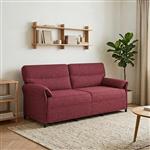 vidaXL Bank 100% polyester metalen frame MDF, Multiplex