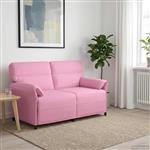 vidaXL Bank 100% polyester metalen frame MDF, Multiplex