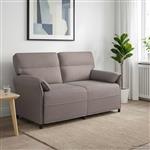 vidaXL Bank 100% polyester metalen frame MDF, Multiplex