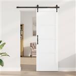 vidaXL Binnendeur Wit 73,5 x 211 cm Multiplex