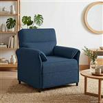 vidaXL Bank 100% polyester metalen frame MDF, Multiplex