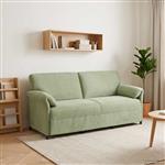 vidaXL 3-Zits Bank Lichtgroen 198 x 83 x 95 cm Fluweel