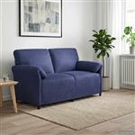 vidaXL 2-Zits Sofa Politieblauw 158 x 83 x 95 cm Fluweel