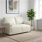vidaXL 2-Zits Sofa Crèmekleurig 158 x 83 x 95 cm Fluweel