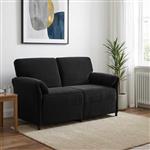 vidaXL 2-Zits Sofa Zwart 158 x 83 x 95 cm Fluweel