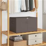 vidaXL Opbergbox Grijs 60 x 43 x 35 cm Nonwoven stof