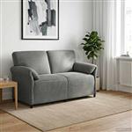 vidaXL 2-Zits Sofa Donkergrijs 158 x 83 x 95 cm Fluweel