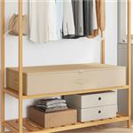 vidaXL Opbergbox 24 pcs Crèmekleurig 90 x 48 x 15 cm Nonwoven stof
