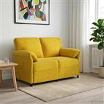 vidaXL 2-Zits Sofa Geel 138 x 83 x 95 cm Fluweel
