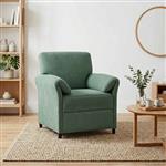 vidaXL 1-Zits Bank Zeegroen 88 x 83 x 95 cm Fluweel