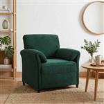 vidaXL 1-Zits Bank Donkergroen 88 x 83 x 95 cm Fluweel