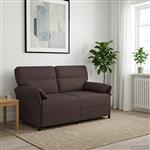vidaXL Bank 100% polyester metalen frame MDF, Multiplex