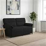 vidaXL Bank 100% polyester metalen frame MDF, Multiplex