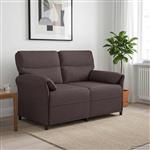 vidaXL Bank 100% polyester metalen frame MDF, Multiplex
