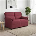 vidaXL Bank 100% polyester metalen frame MDF, Multiplex