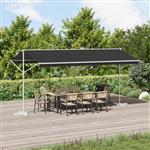 vidaXL Vrijstaande luifel Antracietkleurig 5 x 3 m Polyester